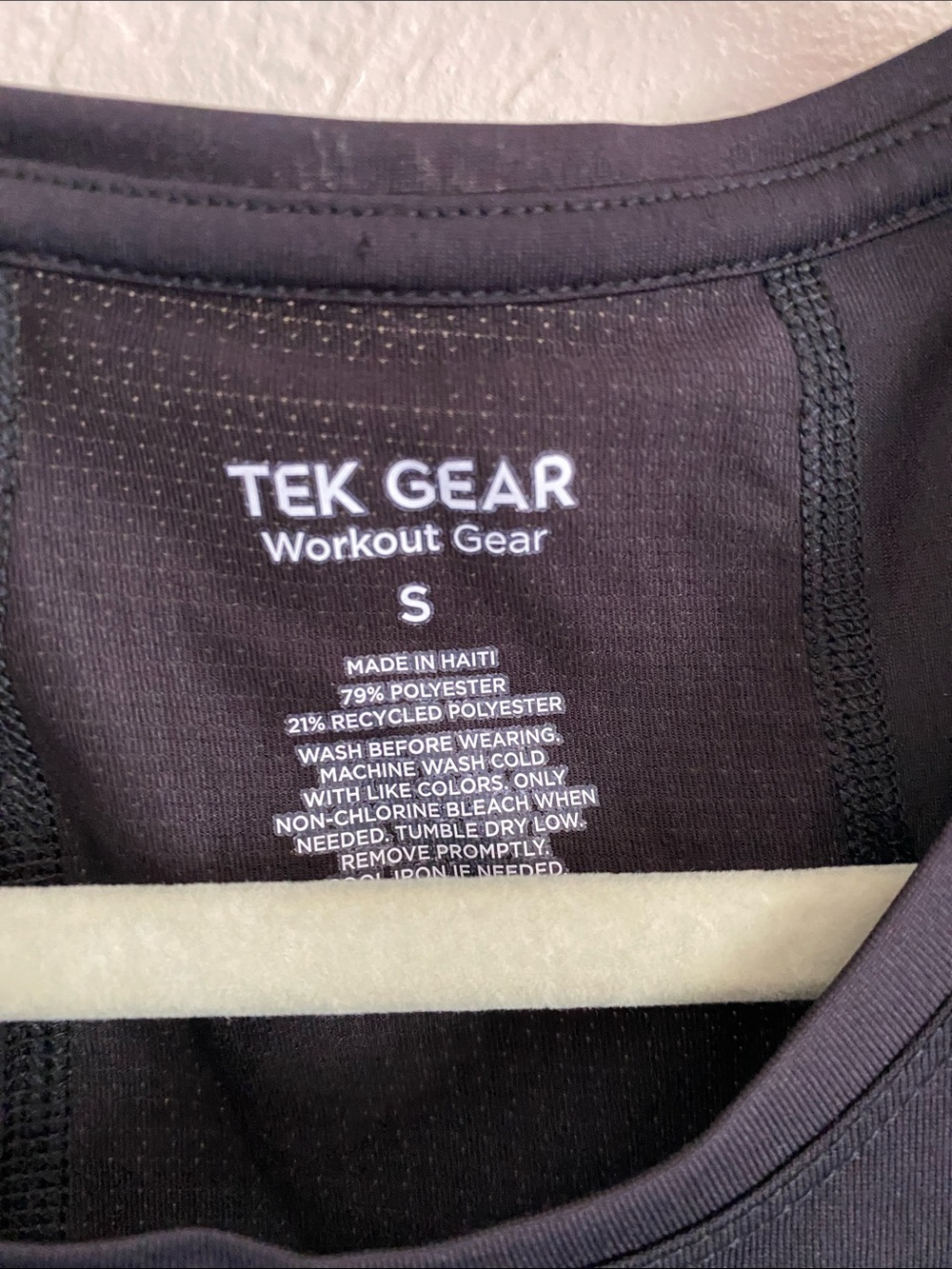 tek gear Navy Blue Sleeveless Athletic Tank Top - Picture 2 of 3